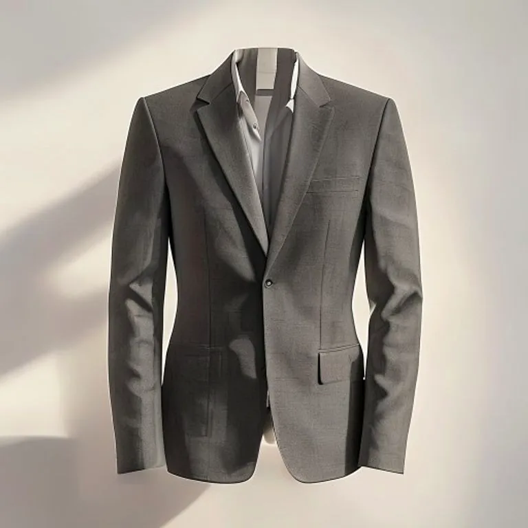 [Demo] Tailored Blazer, Charcoal